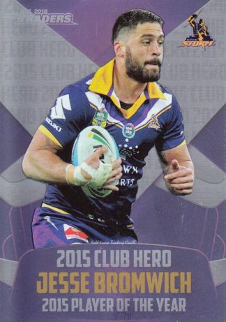 2016 NRL Traders Club Hero - CH13 Jesse Bromwich Melbourne Storm