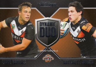 2016 NRL Traders Dynamic Duo - DD3 Brooks & Moses Wests Tigers