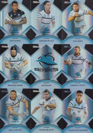 2016 NRL Traders Silver Parallel Team Set - Cronulla Sharks