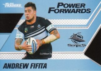 2016 NRL Traders Power Forwards - PF04 Andrew Fifita Cronulla Sharks