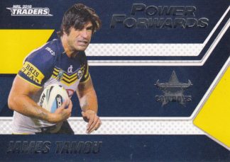 2016 NRL Traders Power Forwards - PF09 James Tamou North Qld Cowboys