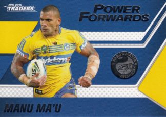 2016 NRL Traders Power Forwards - PF10 Manu Ma'u Parramatta Eels