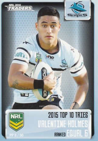 2016 NRL Traders Pieces Of The Puzzle - PP08 Valentine Holmes Cronulla Sharks
