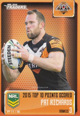 2016 NRL Traders Pieces Of The Puzzle - PP11 Pat Richards Wests Tigers