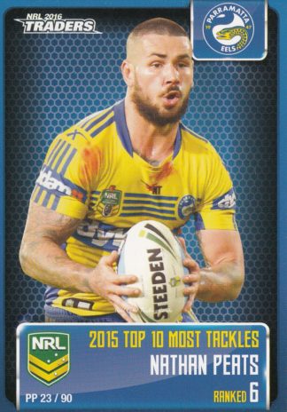 2016 NRL Traders Pieces Of The Puzzle - PP23 Nathan Peats Parramatta Eels