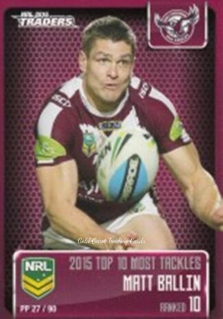 2016 NRL Traders Pieces Of The Puzzle - PP27 Matt Ballin Manly Sea Eagles