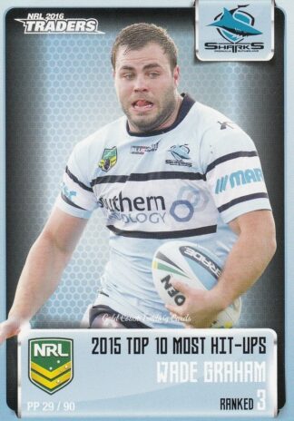 2016 NRL Traders Pieces Of The Puzzle - PP29 Wade Graham Cronulla Sharks