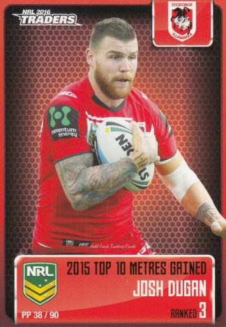 2016 NRL Traders Pieces Of The Puzzle - PP38 Josh Dugan St George Dragons
