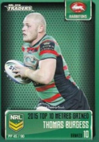 2016 NRL Traders Pieces Of The Puzzle - PP45 Thomas Burgess South Sydney Rabbitohs