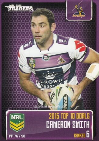 2016 NRL Traders Pieces Of The Puzzle - PP76 Cameron Smith Melbourne Storm