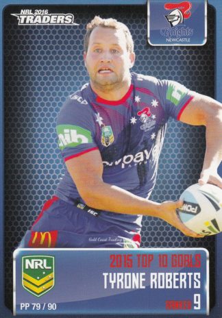 2016 NRL Traders Pieces Of The Puzzle - PP79 Tyrone Roberts Newcastle Knights