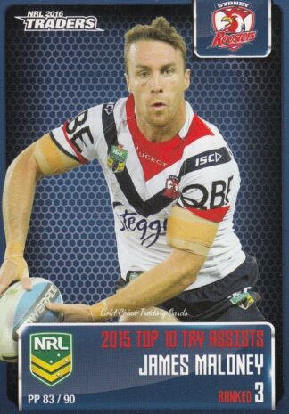 2016 NRL Traders Pieces Of The Puzzle - PP83 James Maloney Sydney Roosters