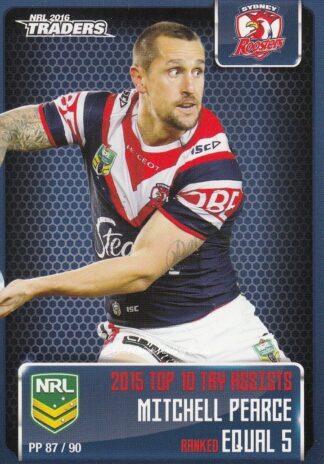 2016 NRL Traders Pieces Of The Puzzle - PP87 Mitchell Pearce Sydney Roosters