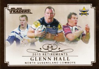 2016 NRL Traders 2015 Retirements - R08 Glenn Hall North Qld Cowboys