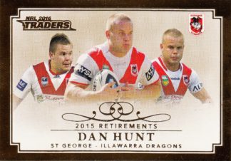 2016 NRL Traders 2015 Retirements - R16 Dan Hunt St George Dragons