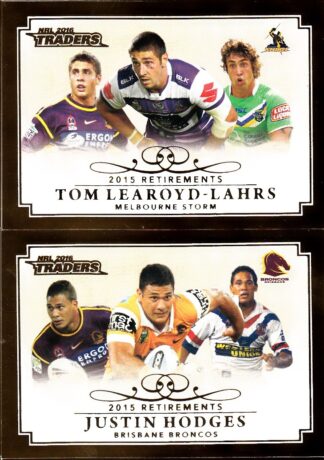 2016 NRL Traders Retirements