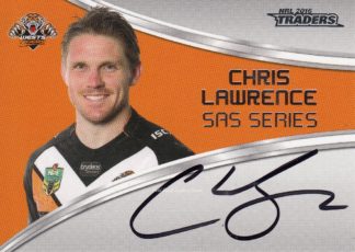 2016 NRL Traders Authentic SAS Signature Series - SASS16 Chris Lawrence Wests Tigers