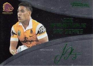 2016 NRL Traders Black SAS Signature - SASB17 Joe Ofahengaue Brisbane Broncos