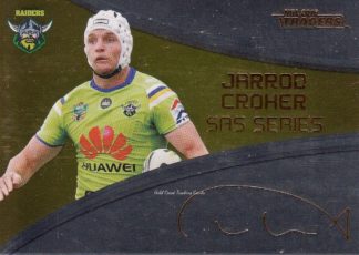 2016 NRL Traders Gold SAS Signature - SASG02 Jarrod Croker Canberra Raiders