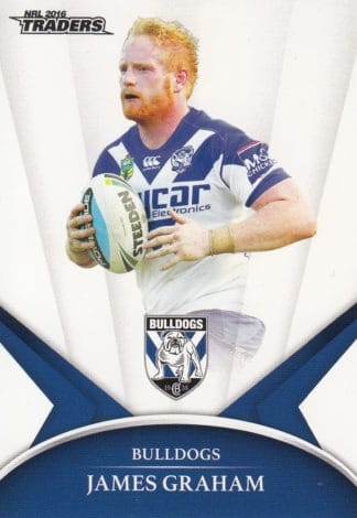 2016 NRL Traders Common Card - Base 022 James Graham Canterbury Bulldogs
