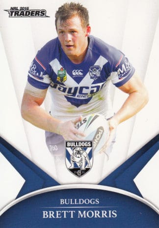 2016 NRL Traders Common Card - Base 027 Brett Morris Canterbury Bulldogs