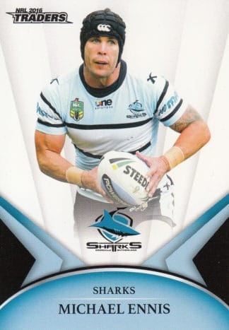 2016 NRL Traders Common Card - Base 035 Michael Ennis Cronulla Sharks
