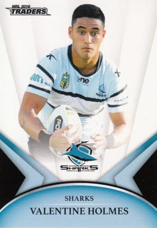 2016 NRL Traders Common Card - Base 039 Valentine Holmes Cronulla Sharks