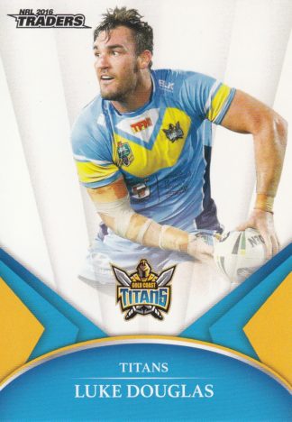 2016 NRL Traders Common Card - Base 044 Luke Douglas Gold Coast Titans