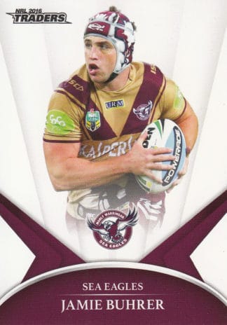 2016 NRL Traders Common Card - Base 052 Jamie Buhrer Manly Sea Eagles