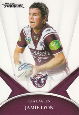 2016 NRL Traders Common Card - Base 056 Jamie Lyon Manly Sea Eagles