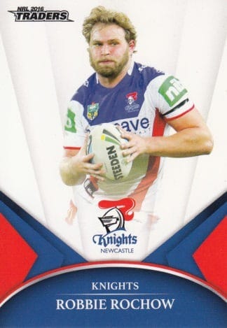 2016 NRL Traders Common Card - Base 076 Robbie Rochow Newcastle Knights