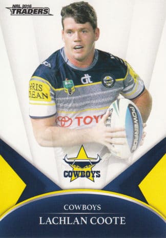 2016 NRL Traders Common Card - Base 082 Lachlan Coote North Qld Cowboys