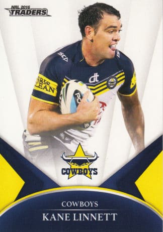2016 NRL Traders Common Card - Base 084 Kane Linnett North Qld Cowboys