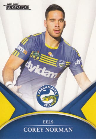 2016 NRL Traders Common Card - Base 094 Corey Norman Parramatta Eels