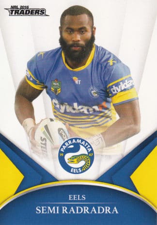2016 NRL Traders Common Card - Base 098 Semi Radradra Parramatta Eels