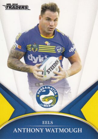 2016 NRL Traders Common Card - Base 100 Anthony Watmough Parramatta Eels
