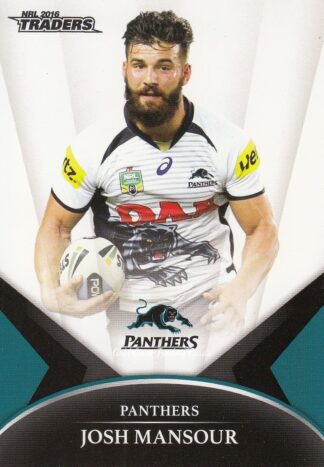 2016 NRL Traders Common Card - Base 103 Josh Mansour Penrith Panthers