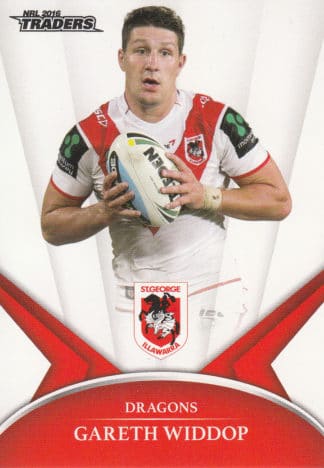 2016 NRL Traders Common Card - Base 130 Gareth Widdop St George Dragons