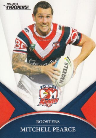 2016 NRL Traders Common Card - Base 139 Mitchell Pearce Sydney Roosters
