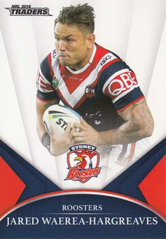 2016 NRL Traders Common Card - Base 140 Jared Waerea-Hargreaves Sydney Roosters