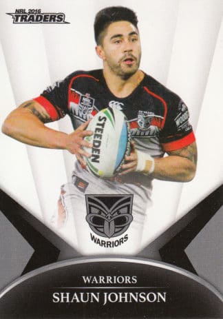 2016 NRL Traders Common Card - Base 143 Shaun Johnson Warriors