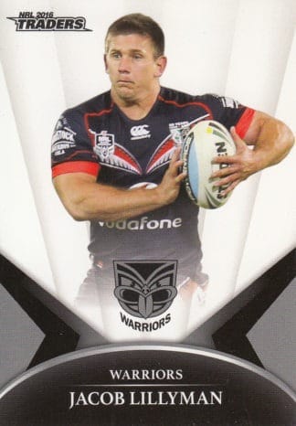 2016 NRL Traders Common Card - Base 145 Jacob Lillyman Warriors