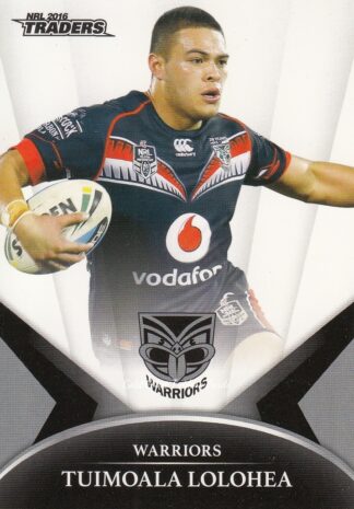 2016 NRL Traders Common Card - Base 146 Tuimoala Lolohea Warriors