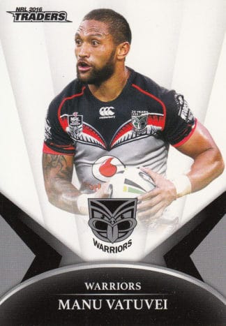2016 NRL Traders Common Card - Base 150 Manu Vatuvei Warriors