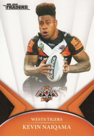 2016 NRL Traders Common Card - Base 155 Kevin Naiqama Wests Tigers