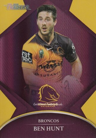 2016 NRL Traders Silver Parallels - P005 Ben Hunt Brisbane Broncos