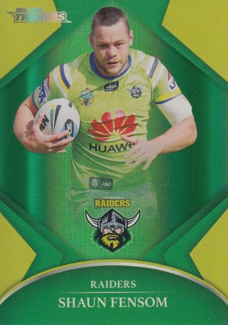2016 NRL Traders Silver Parallels - P014 Shaun Fensom Canberra Raiders