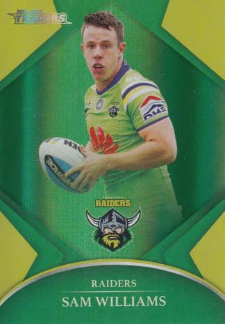 2016 NRL Traders Silver Parallels - P020 Sam Williams Canberra Raiders