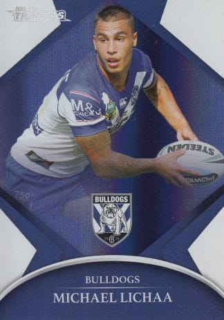 2016 NRL Traders Silver Parallels - P025 Michael Lichaa Canterbury Bulldogs