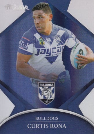 2016 NRL Traders Silver Parallels - P029 Curtis Rona Canterbury Bulldogs